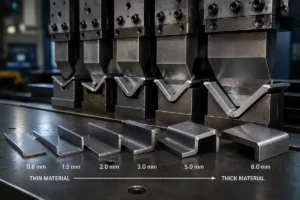 How Material Thickness Affects Bending Accuracy